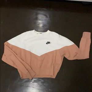 Nike cropped sweatshirt